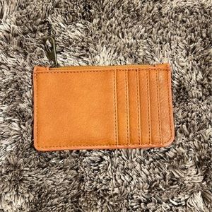Compact zippy card wallet